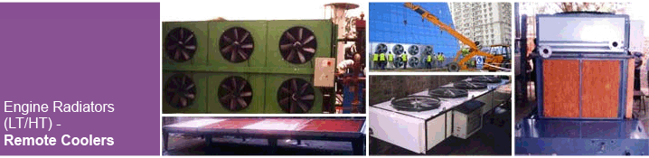 Engine Radiators ( LT/HT ) - Remote Coolers